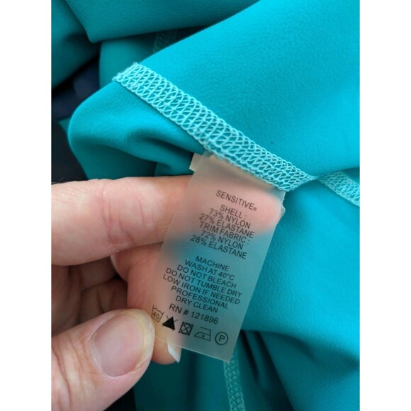 Title Nine Dress Twisted Sister Racerback Blue Pocket Outdoor Active Stretch M - Picture 10 of 14